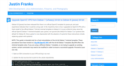 Desktop Screenshot of justinfranks.com